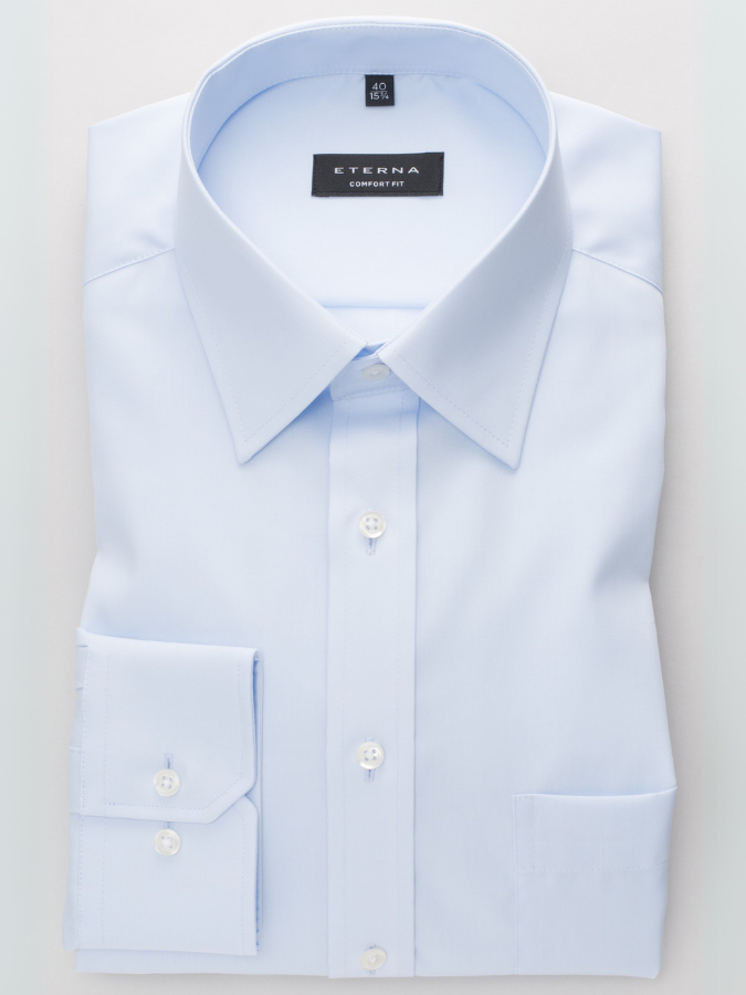 Eterna Comfort Fit Shirt Blue 1100/10