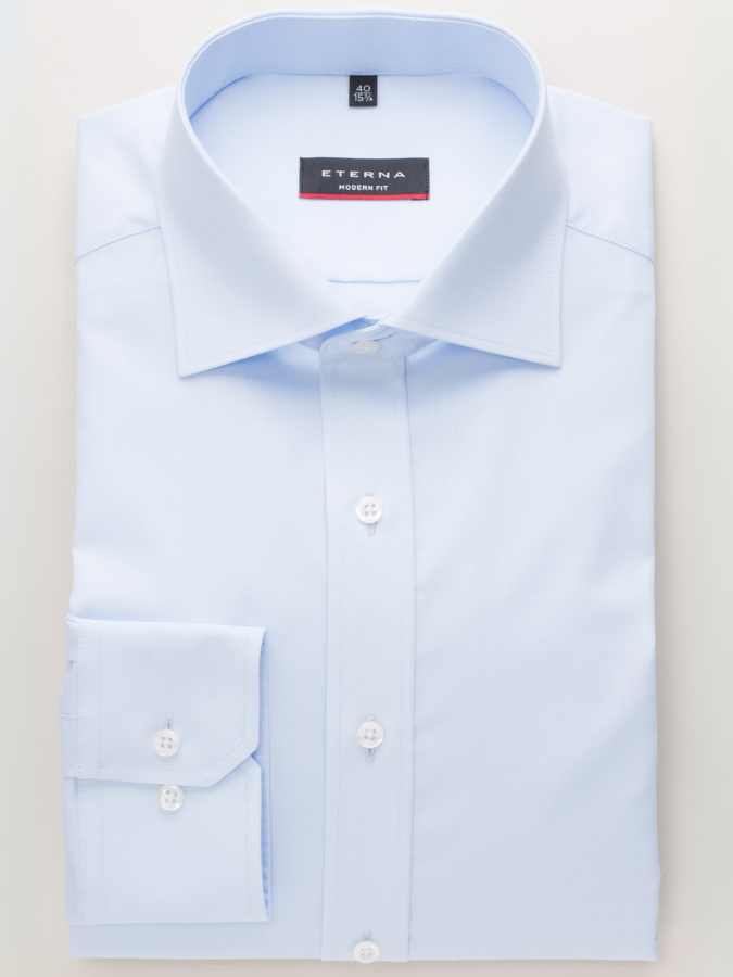 Eterna Modern Fit Shirt Blue 1100/10