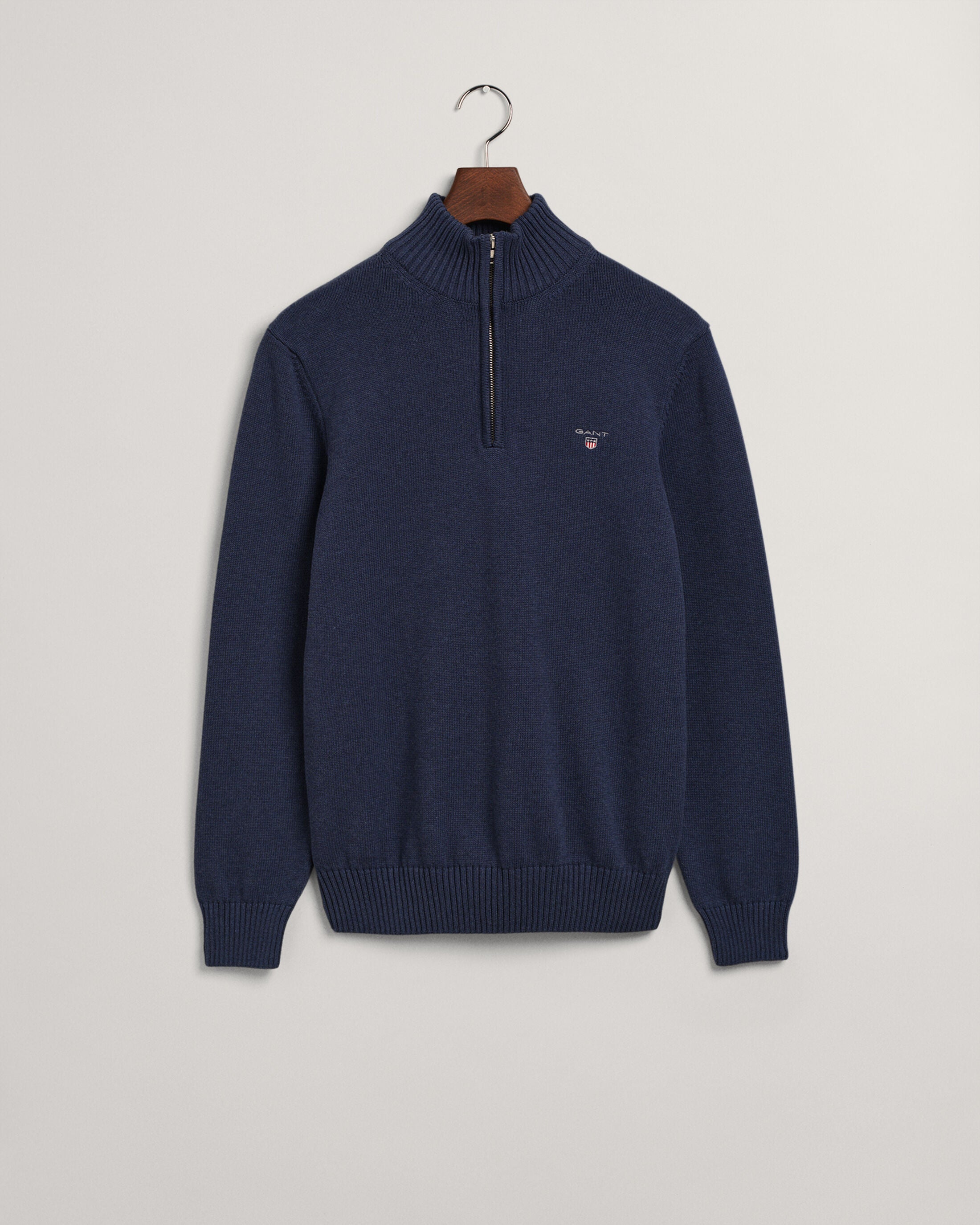 Gant Casual Cotton Half Zip Sweater