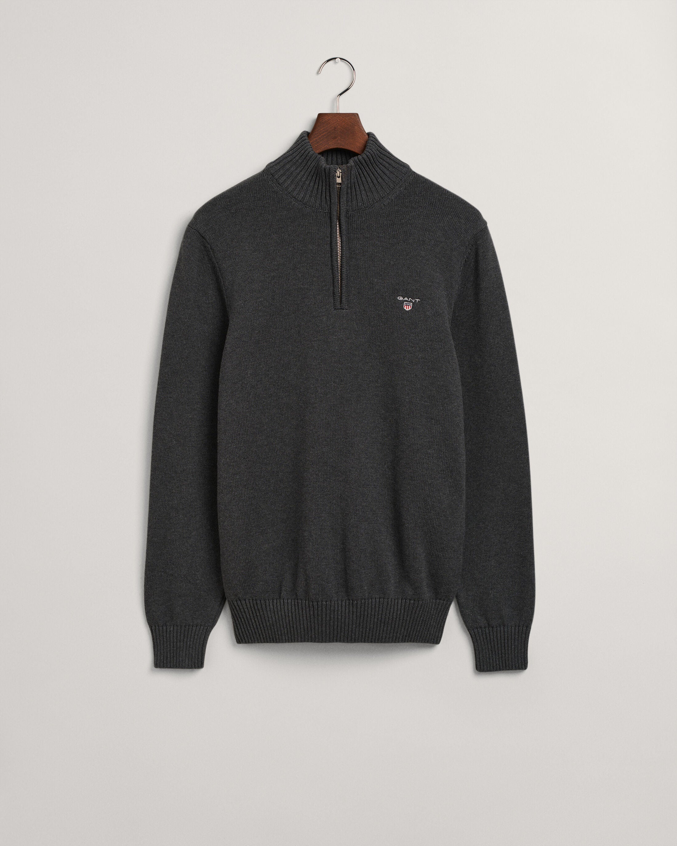 Gant Casual Cotton Half Zip Sweater