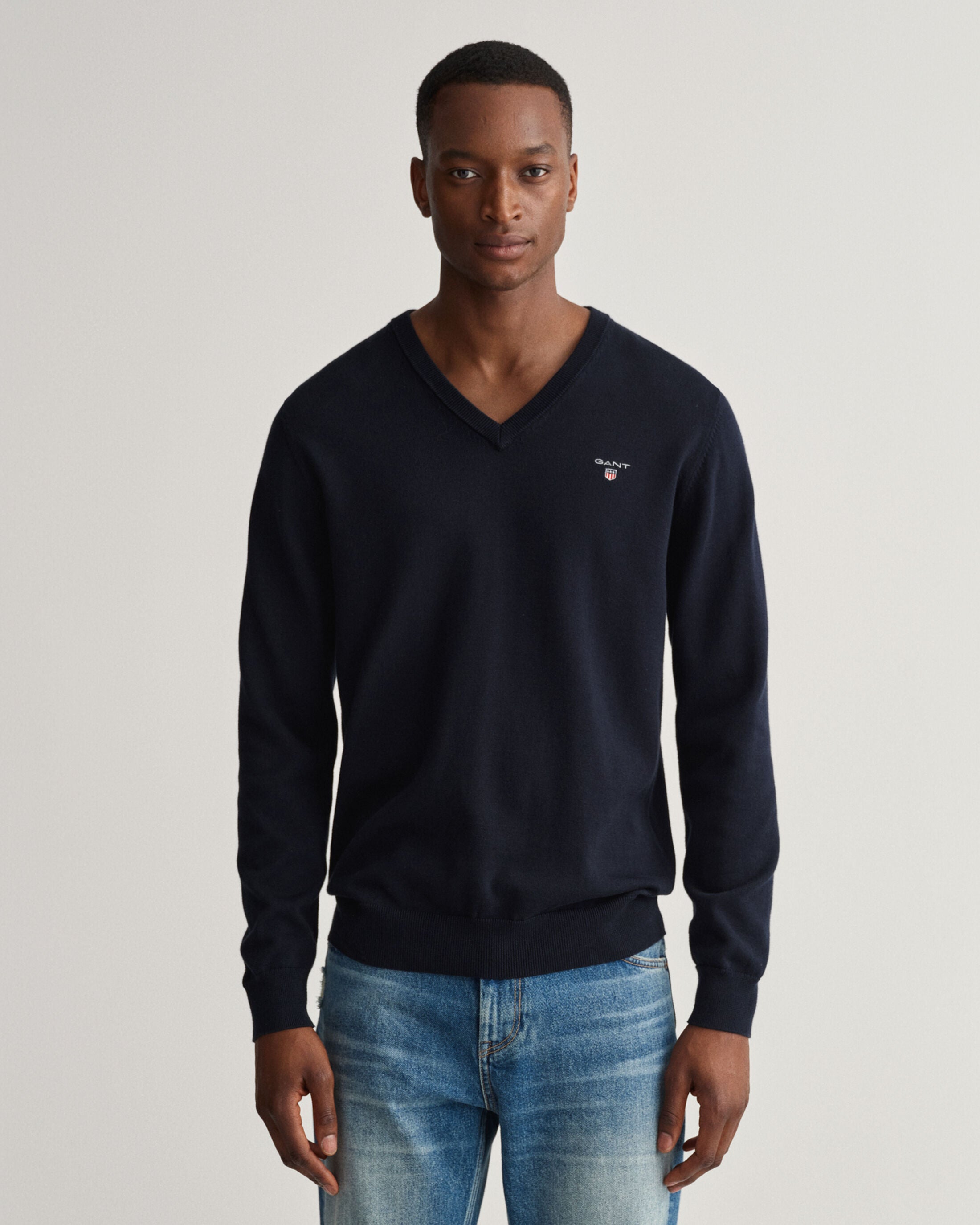 Gant Classic Cotton V Neck