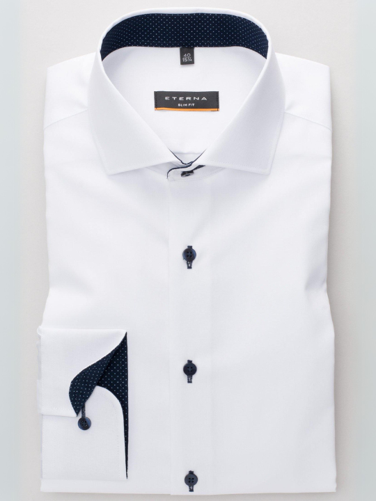 Eterna Slim Fit Shirt White 8100/00