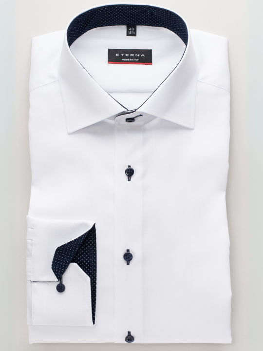 Eterna Modern Fit Shirt White 8100/00