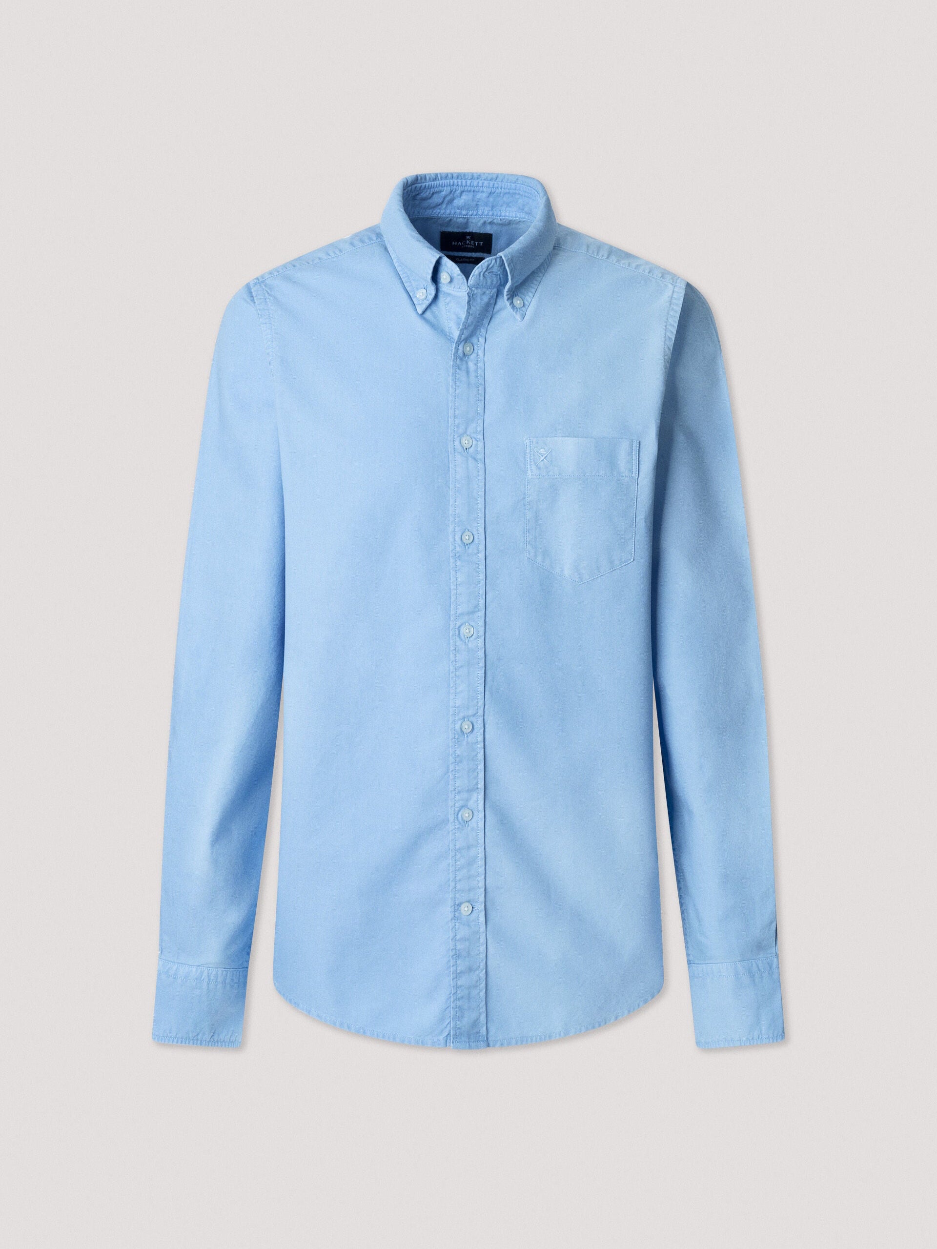 Hackett Classic Fit Delave Oxford Cotton Shirt