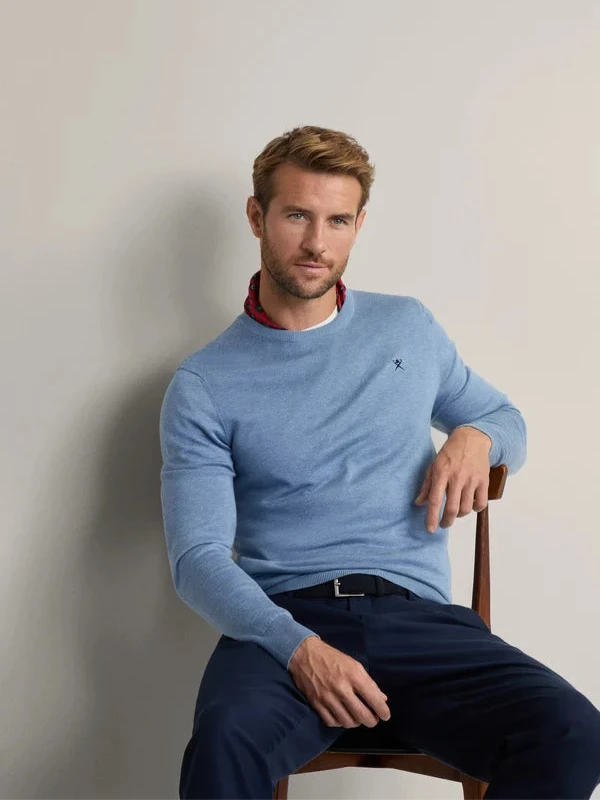 Hackett Cotton Silk Crew Neck