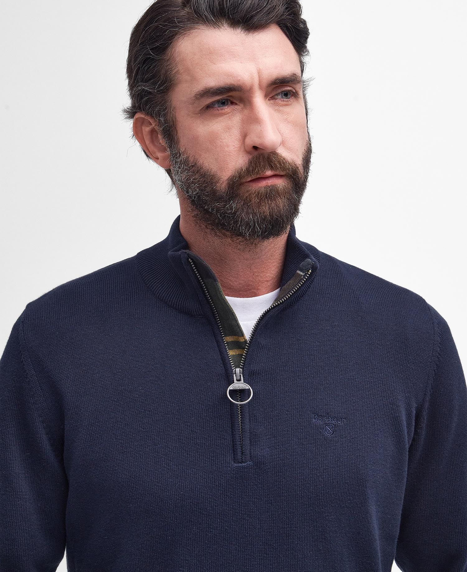 Barbour Cotton 1/2 Zip Jumper