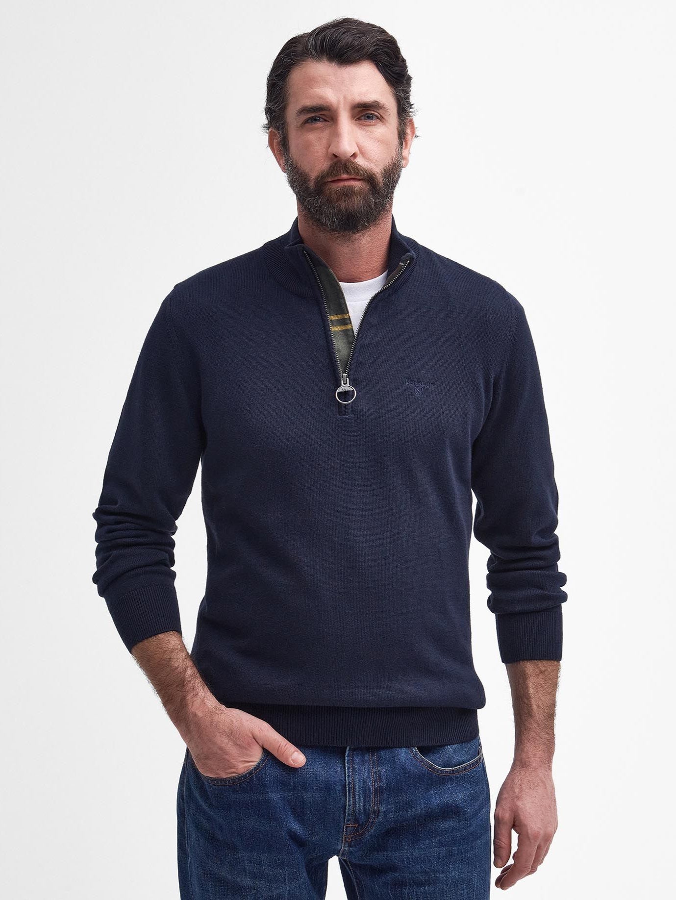 Barbour Cotton 1/2 Zip Jumper