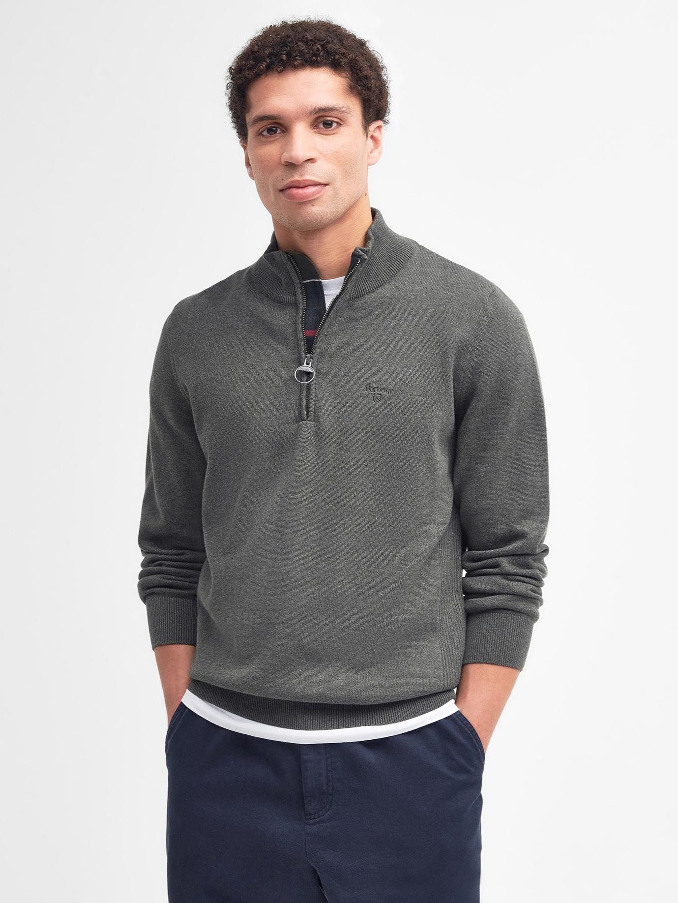 Barbour Cotton 1/2 Zip Jumper