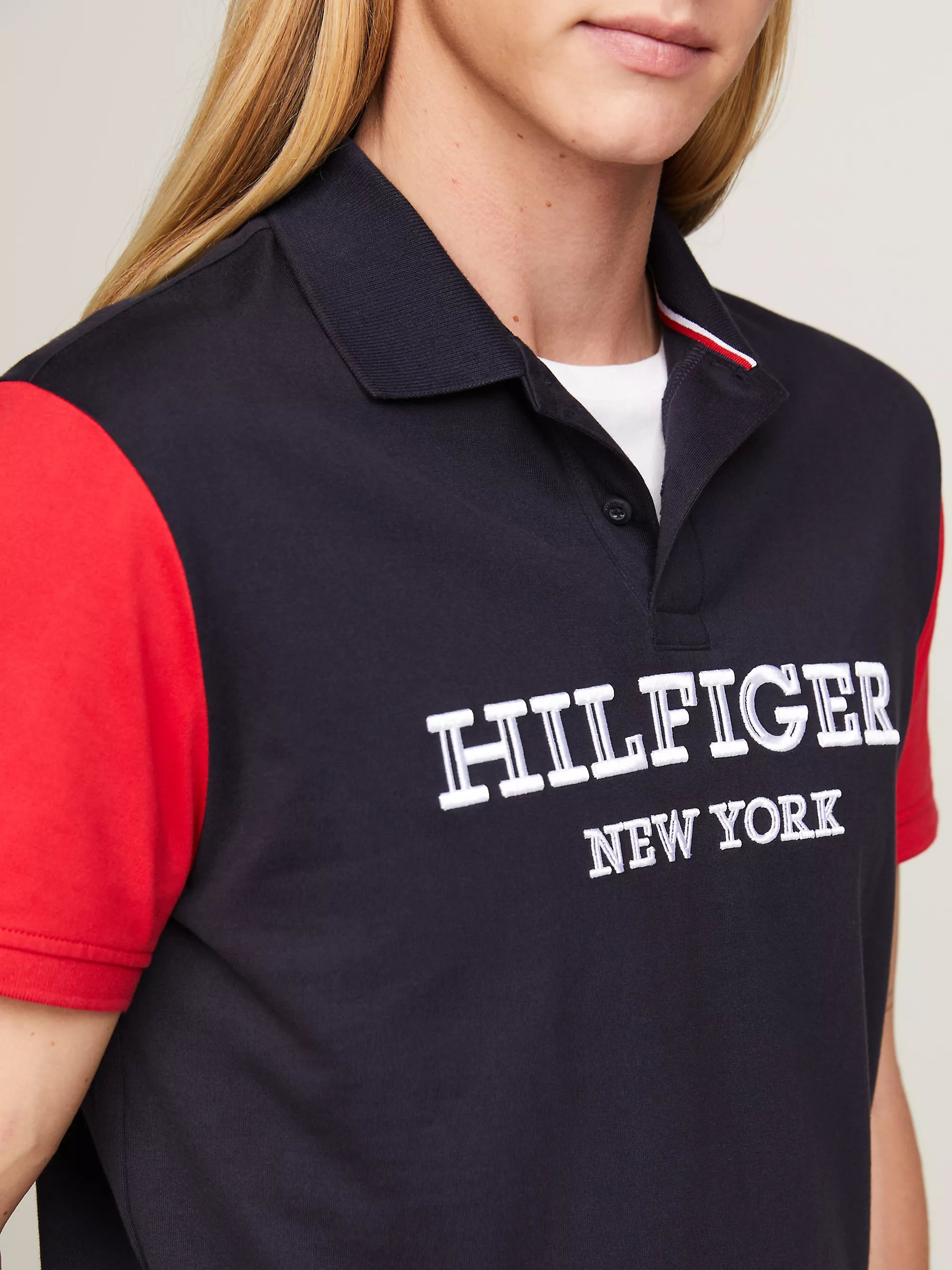 Tommy Hilfiger Monotype Colour Block Polo