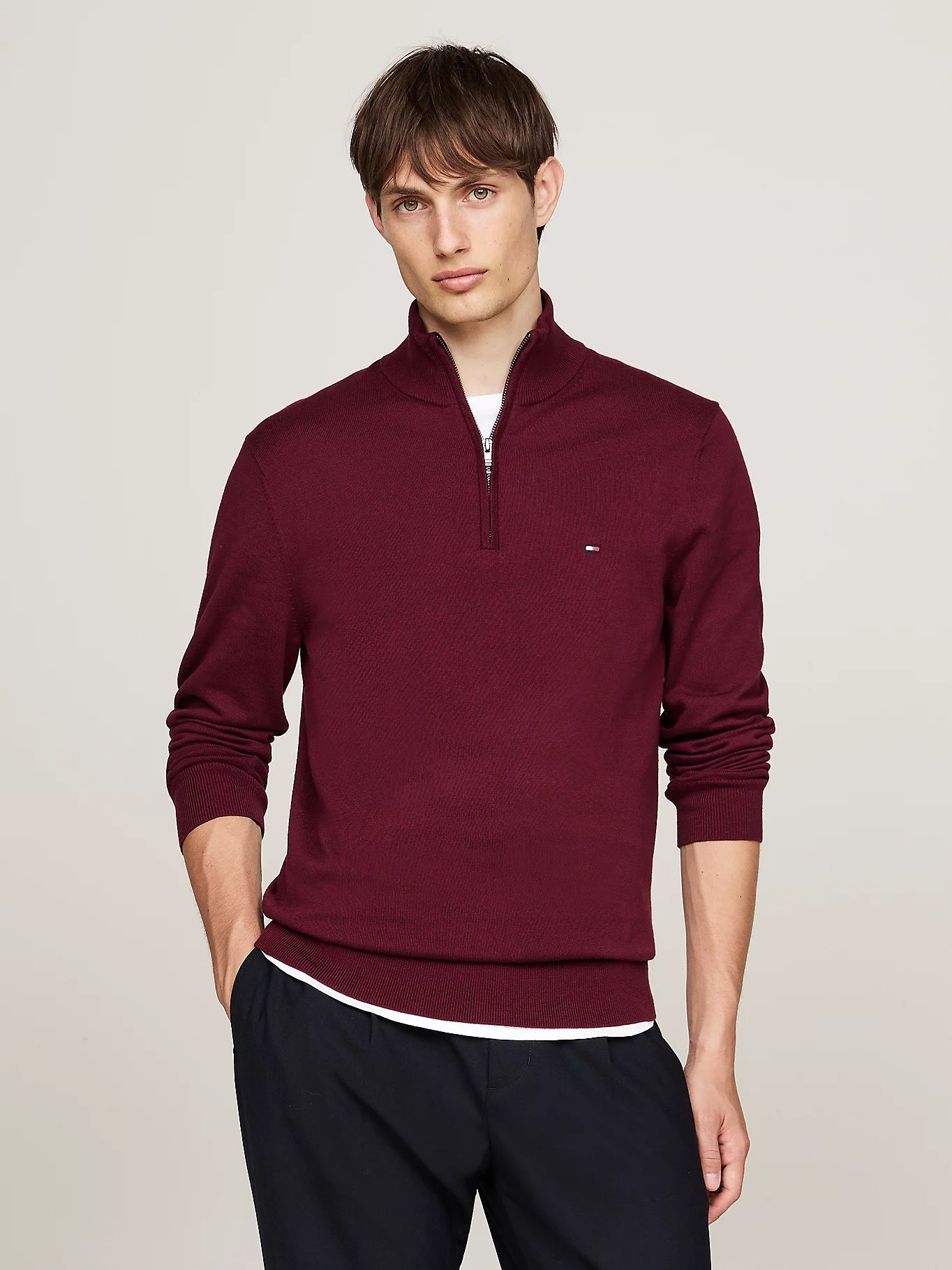 Tommy Hilfiger Essential Cotton Zip