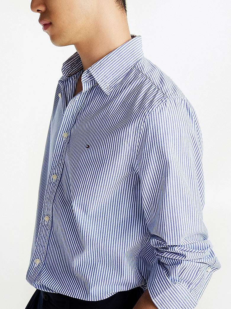 Tommy Hilfiger Flex Poplin Classic Stripe Shirt