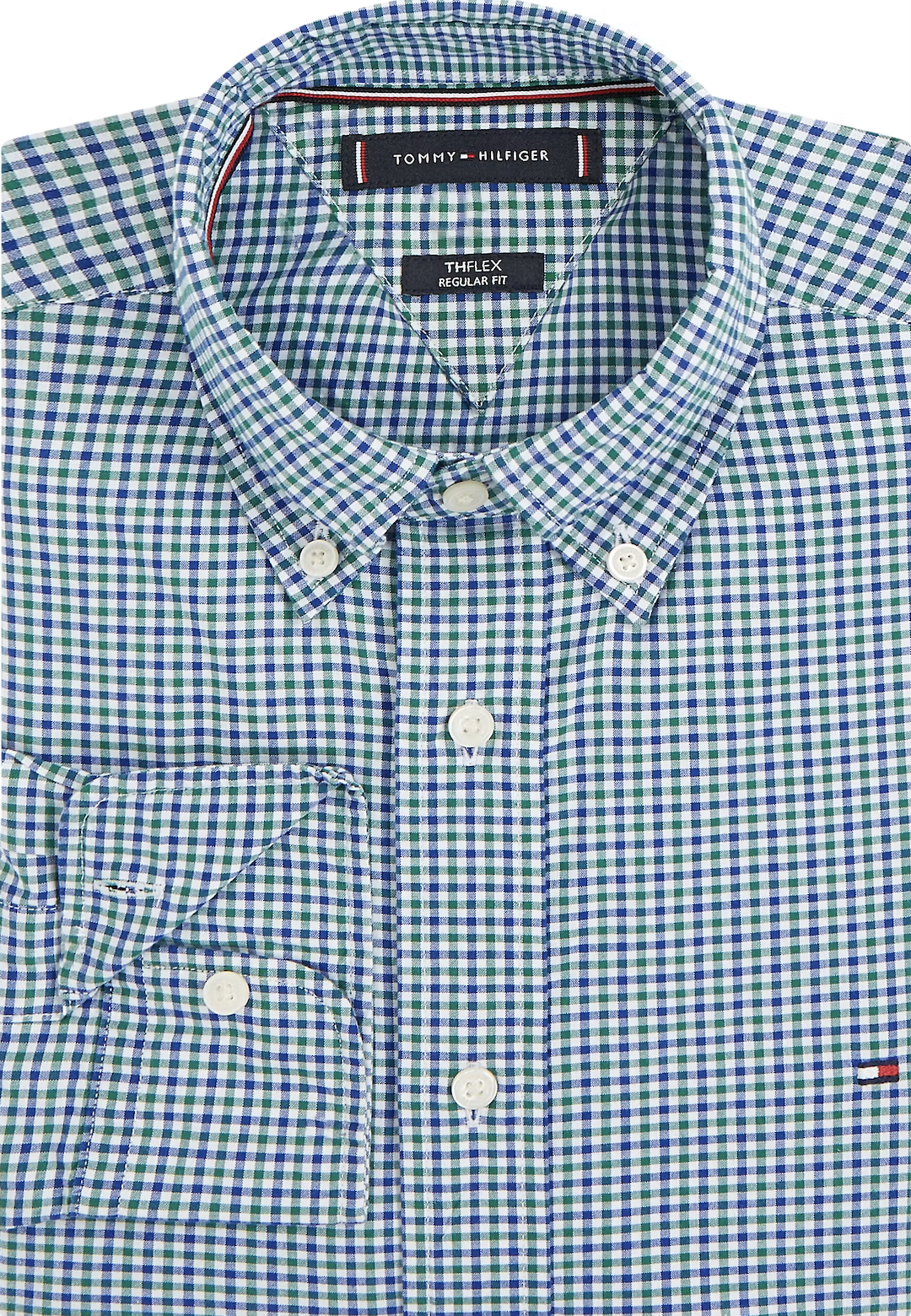 Tommy Hilfiger Flex Poplin Gingham Shirt