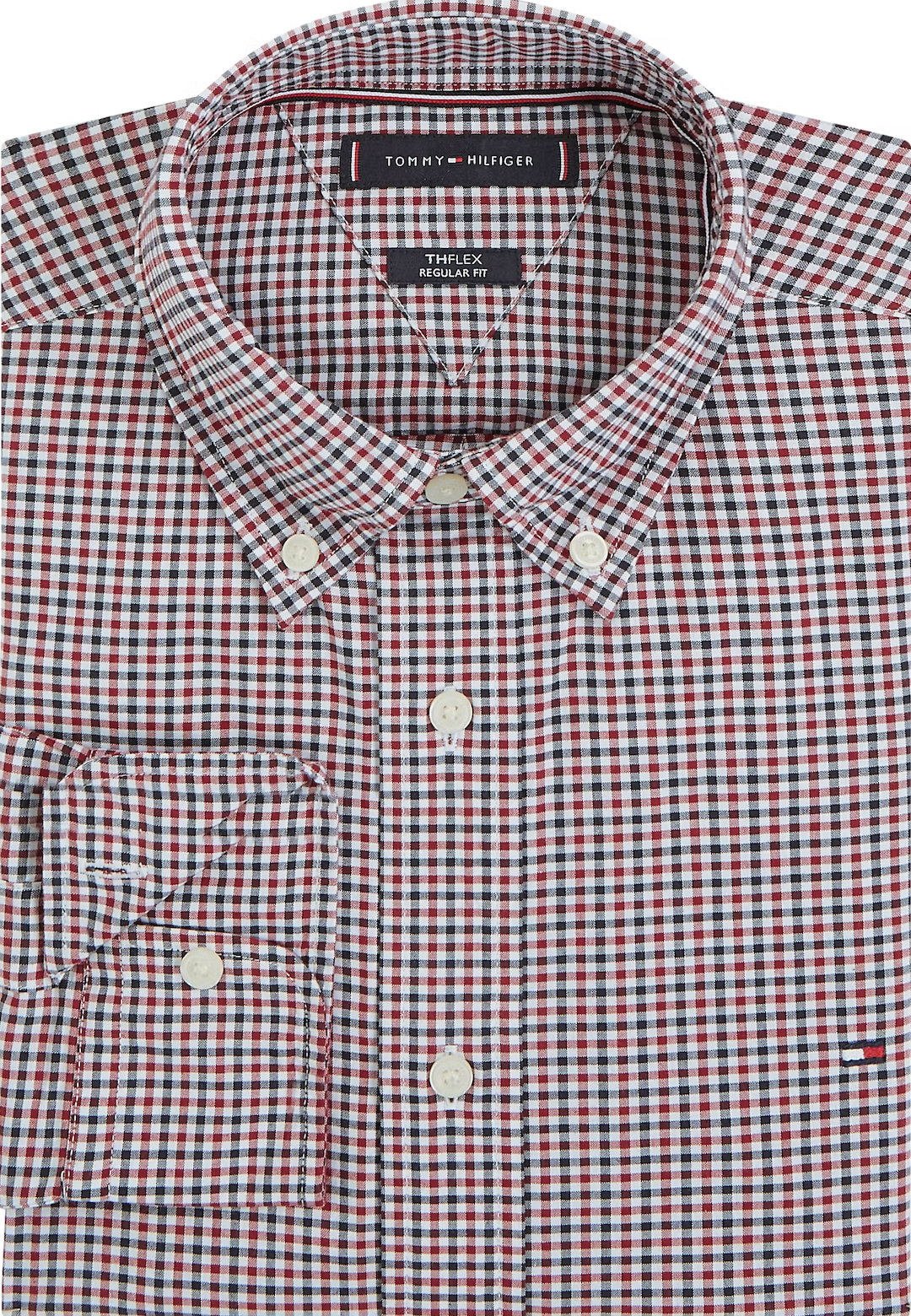 Tommy Hilfiger Flex Poplin Gingham Shirt