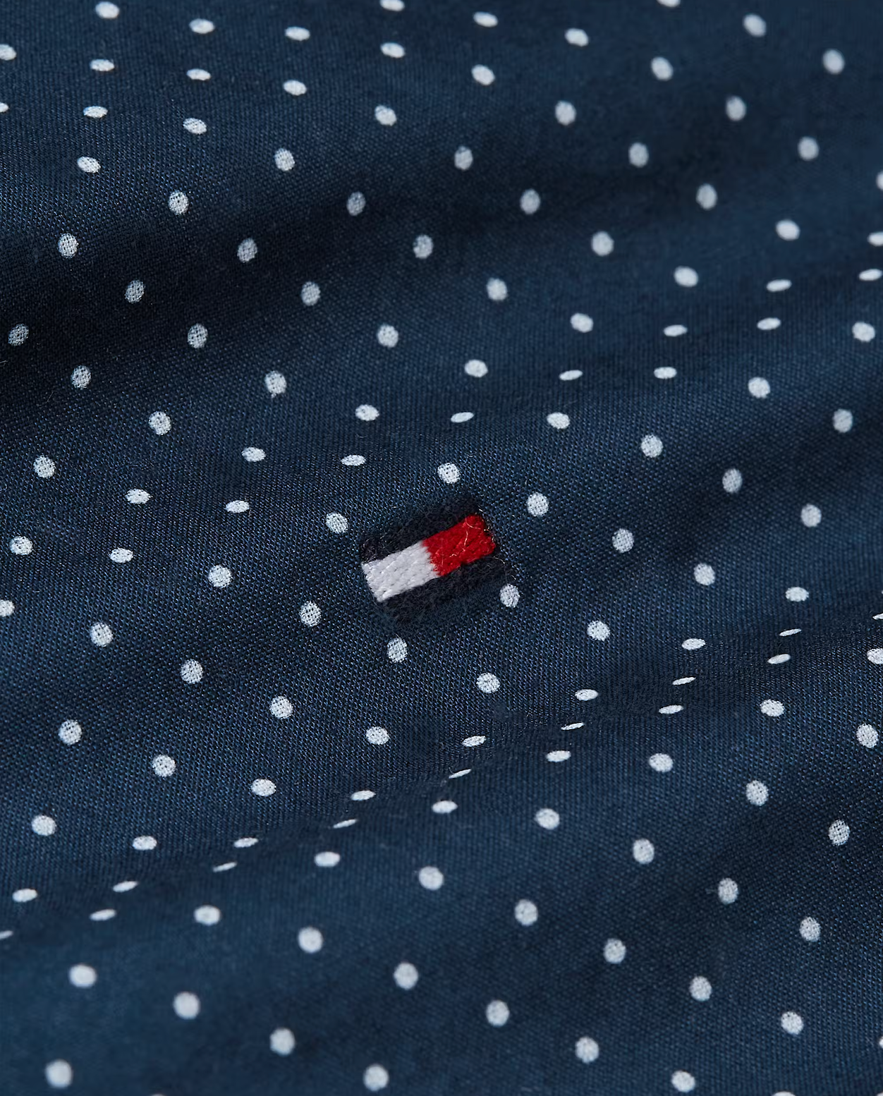 Tommy Hilfiger Flex Poplin Polka Dot Shirt