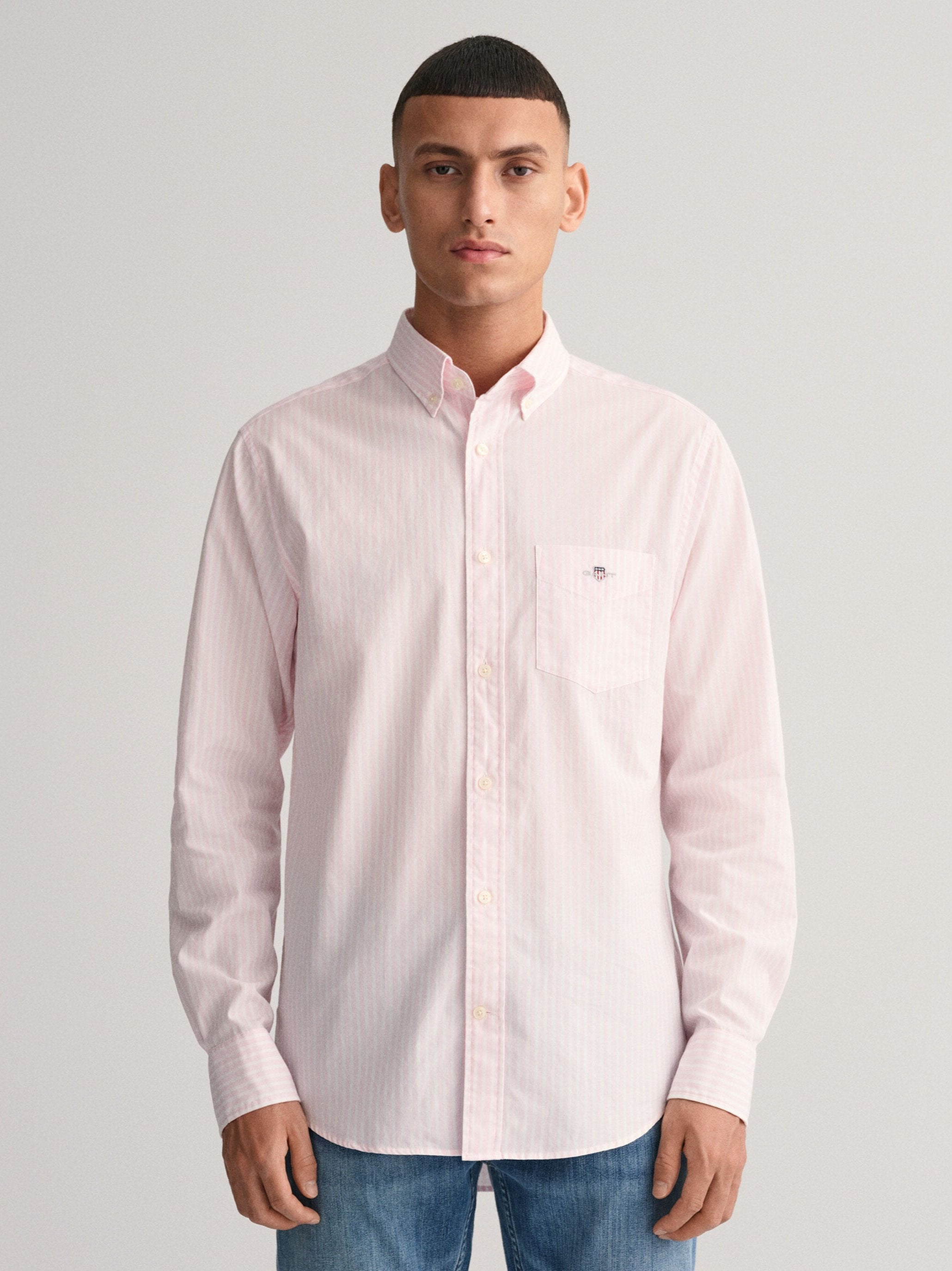 Gant Regular Poplin Stripe Shirt