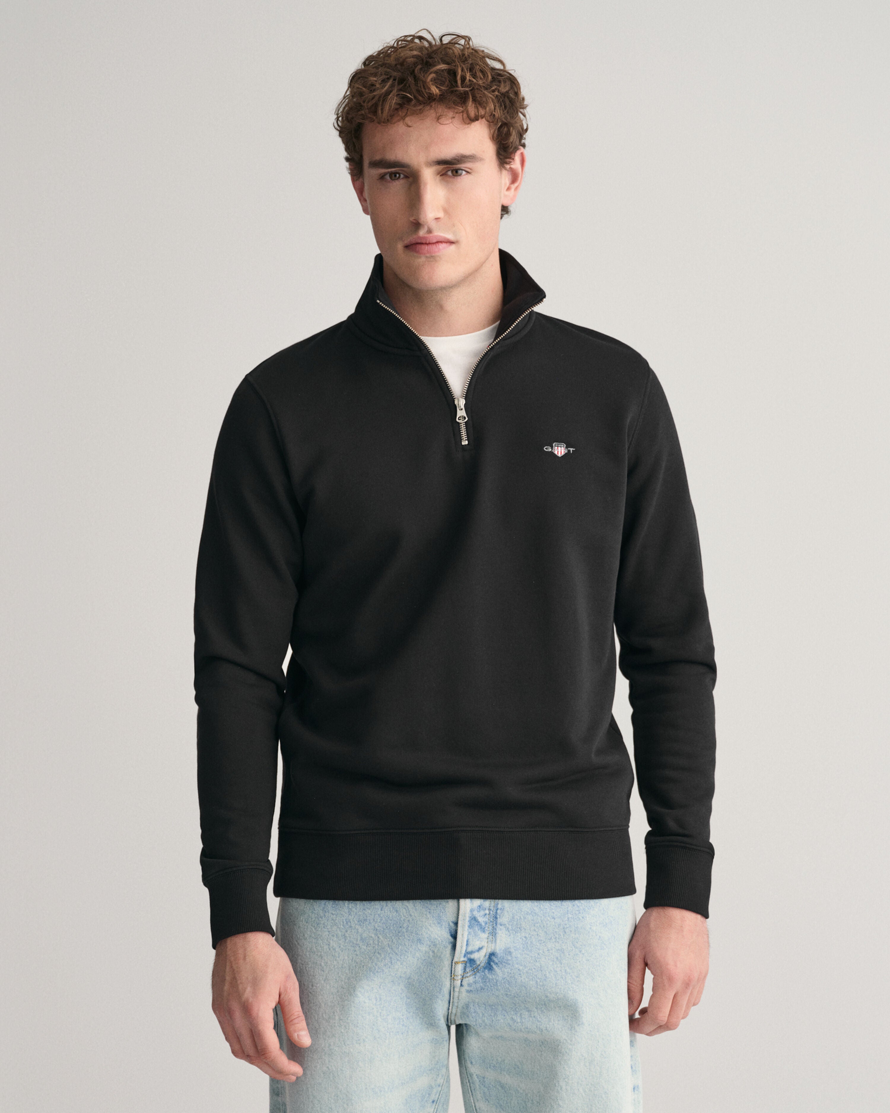 Gant Reg Shield Half Zip Sweatshirt