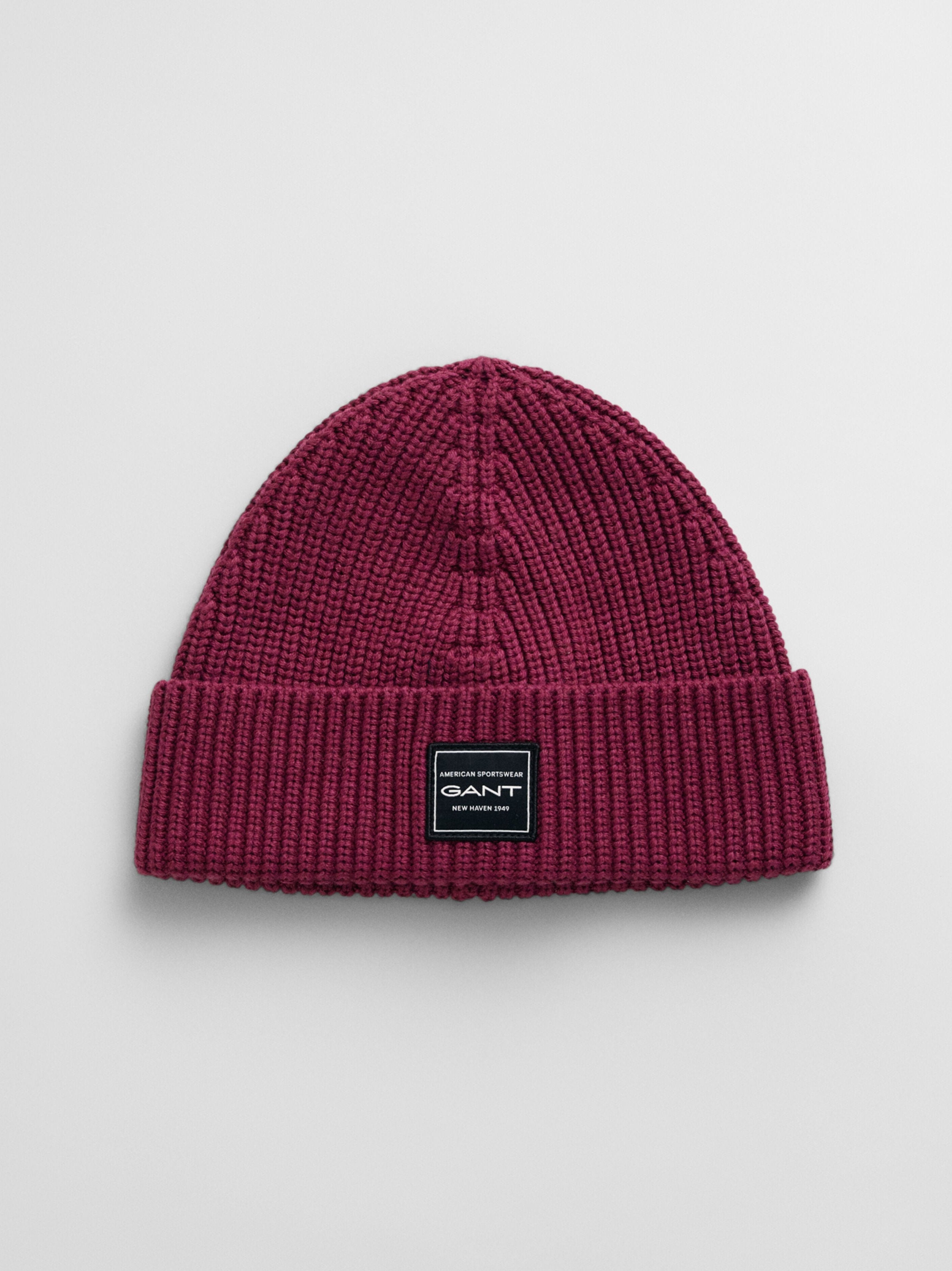 Gant Ribbed Cotton Beanie