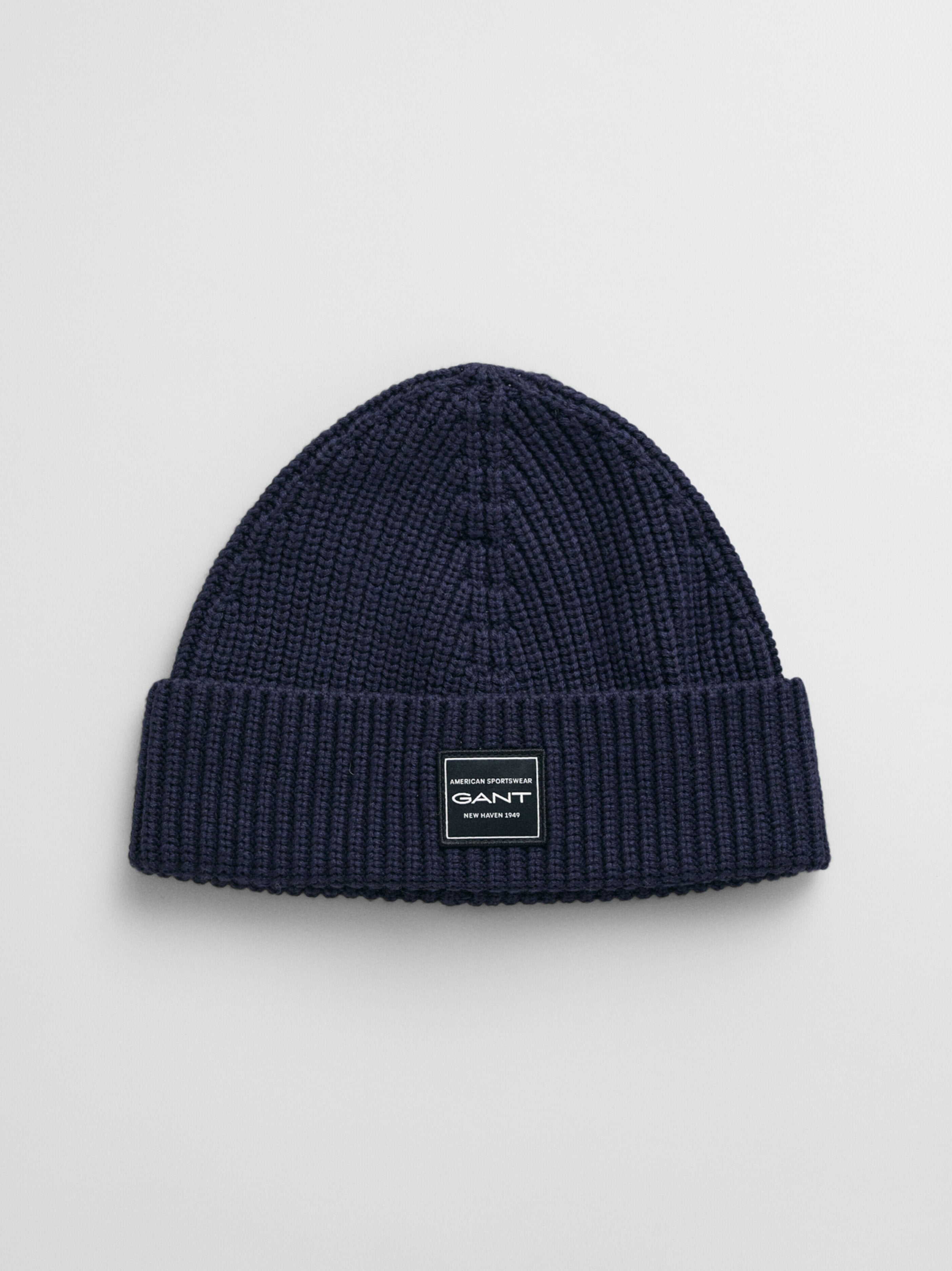 Gant Ribbed Cotton Beanie