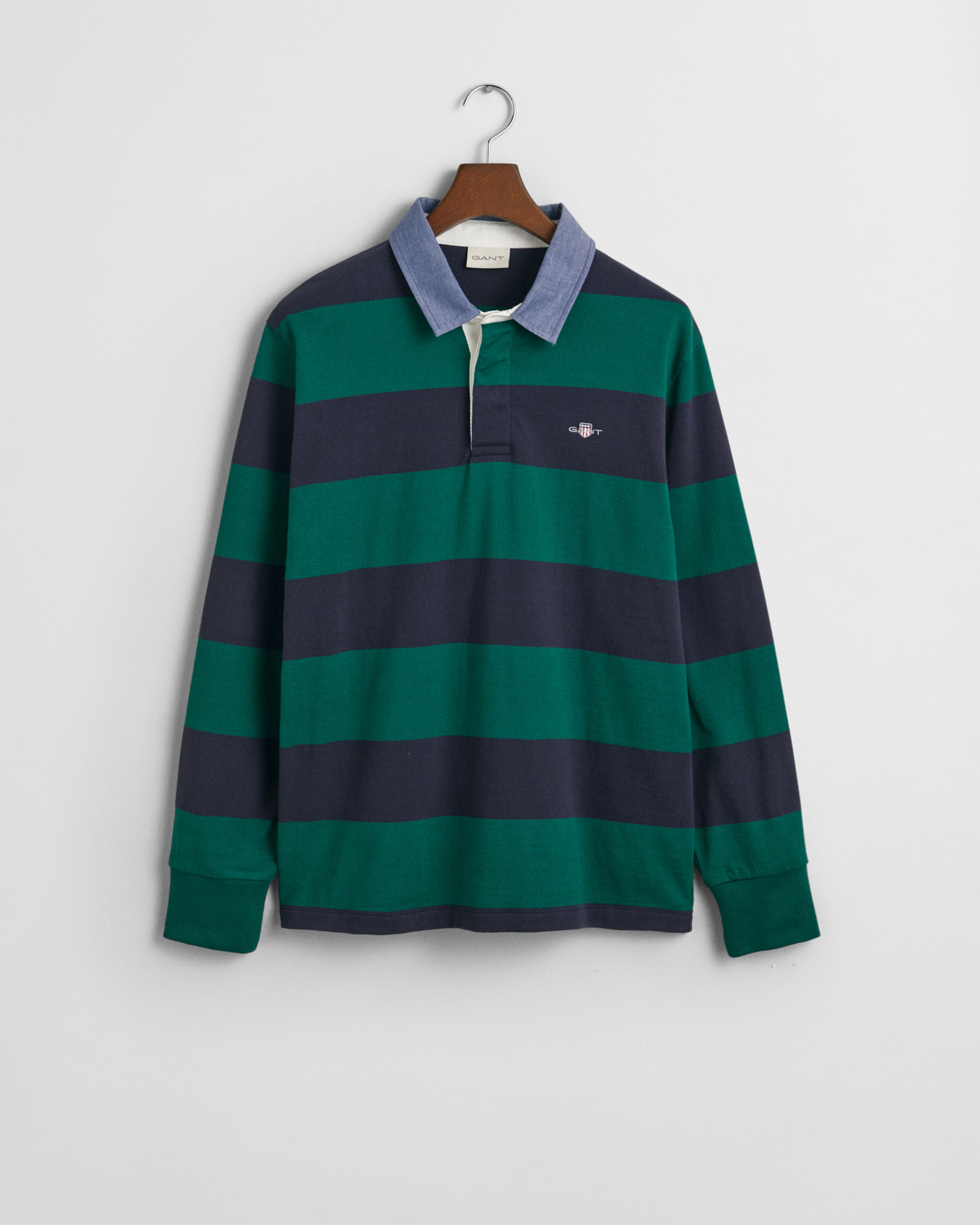 Gant Chambray Stripe Heavy Rugger