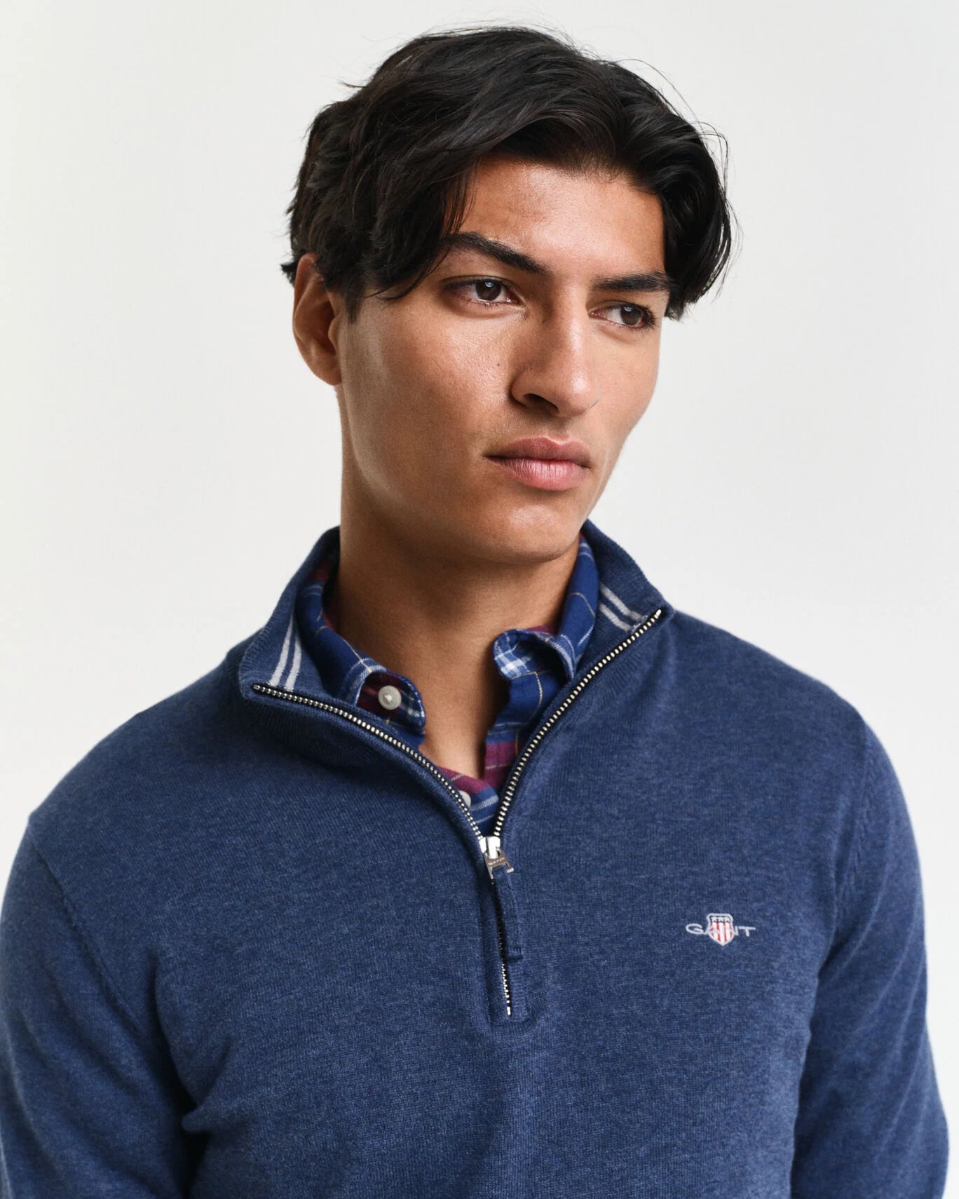 Gant Classic Cotton Half Zip Sweater