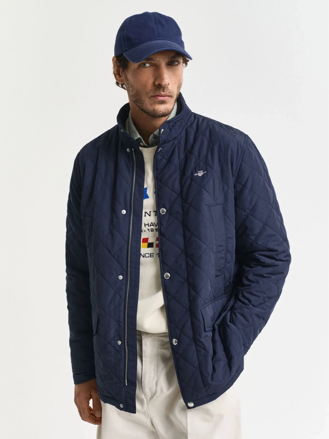 Gant Quilted Windcheater Mid Jacket