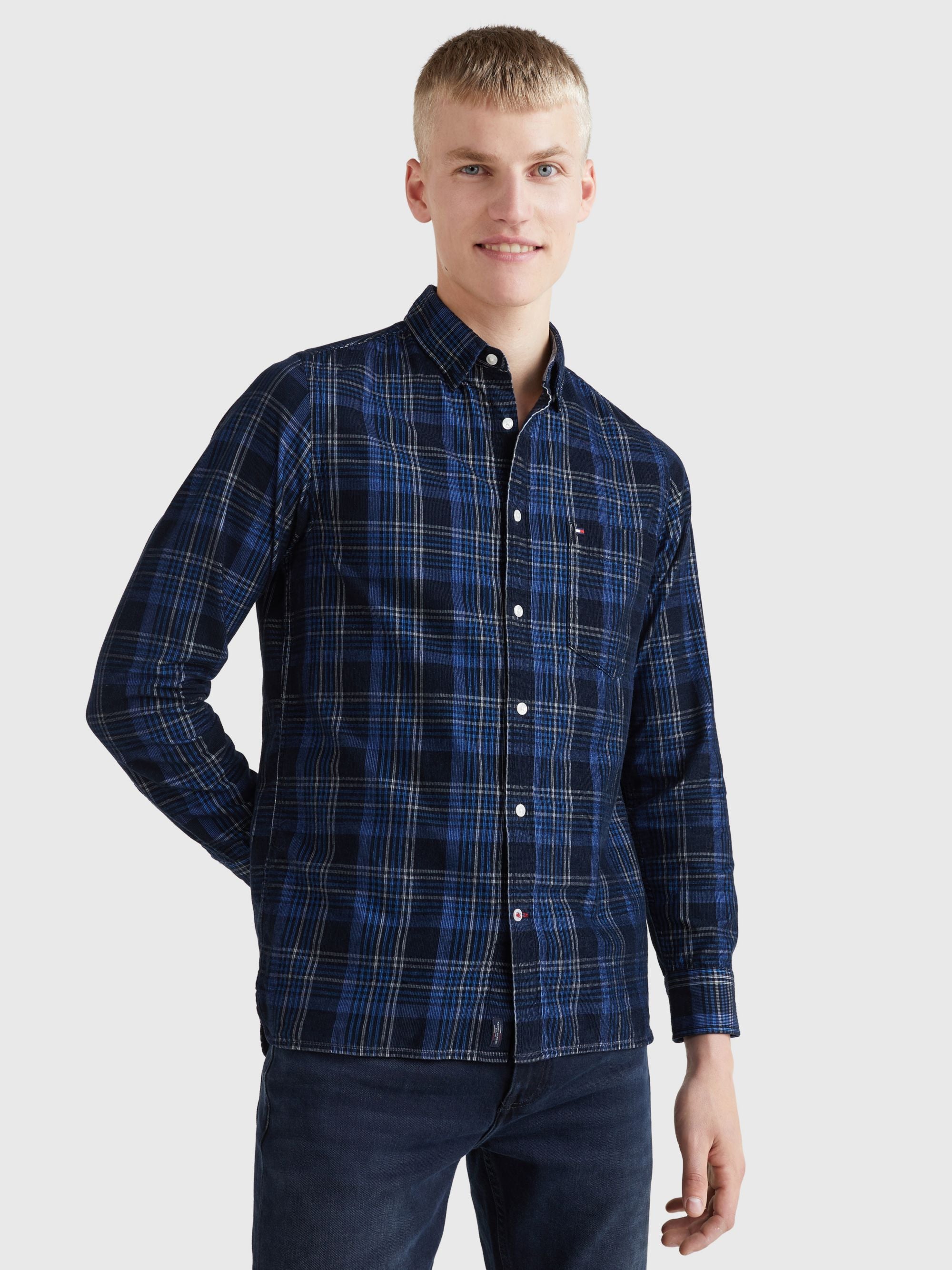 Tommy Hilfiger Corduroy Check Slim Fit Shirt